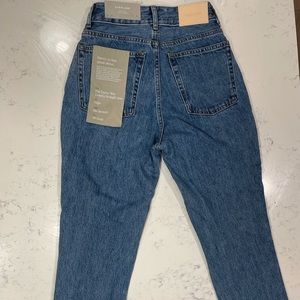 NWT Everlane 90s cheeky jean in size 24